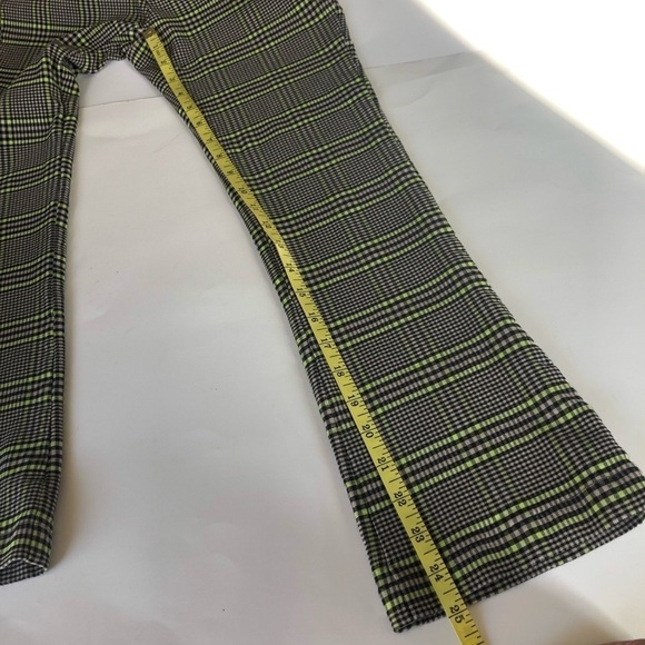 Urban Outfitters Plaid Slim Fit Flare Leg Pants Size US 0/UK 4 - Picture 12 of 15